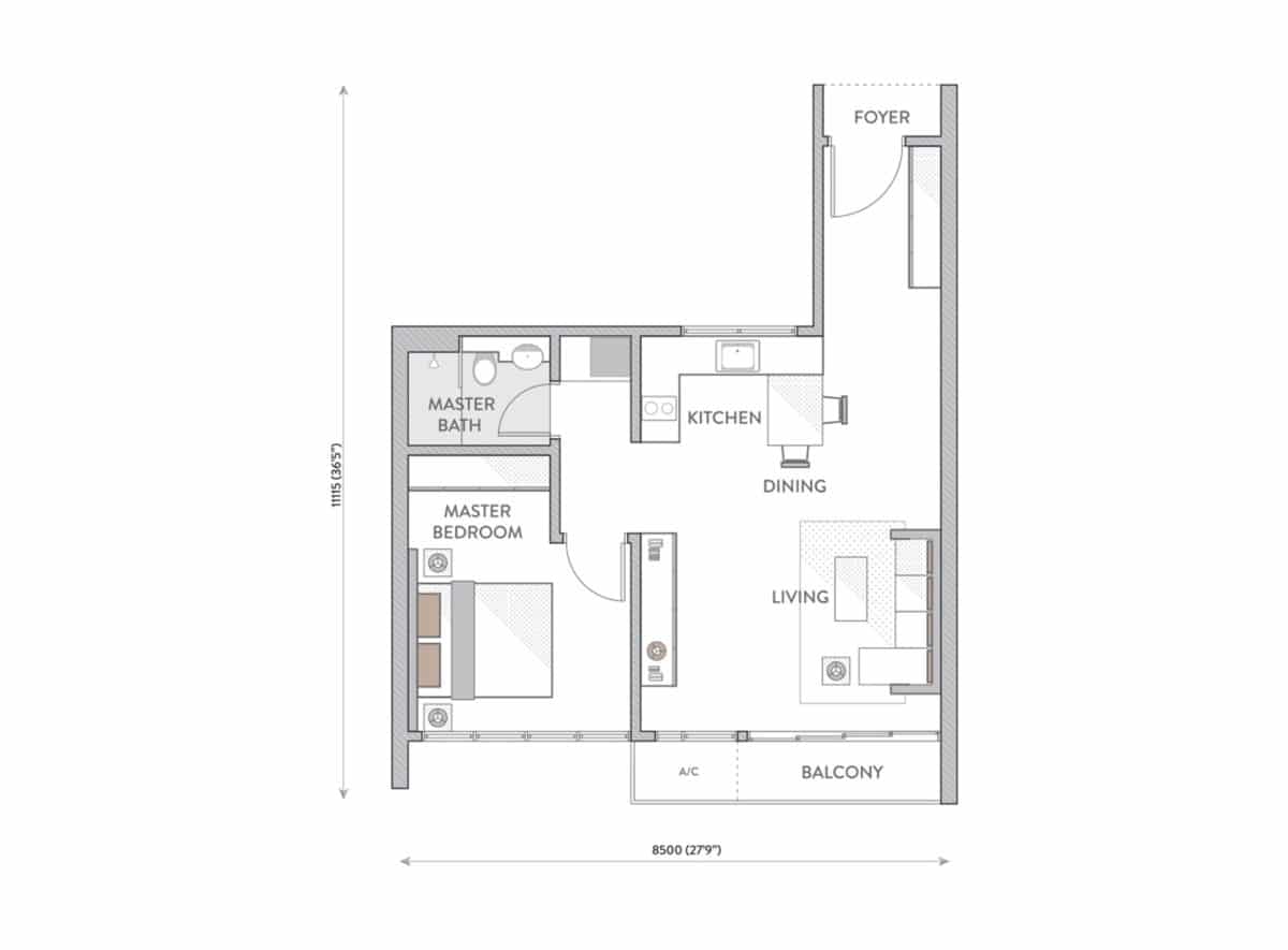 Senada Residences Floor Plan Type G