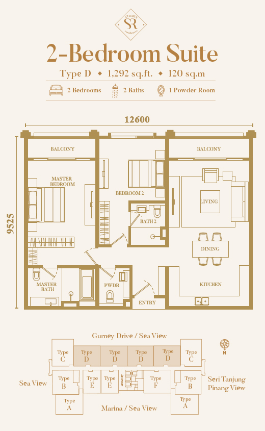 Straits Residence Floor Plan Type D