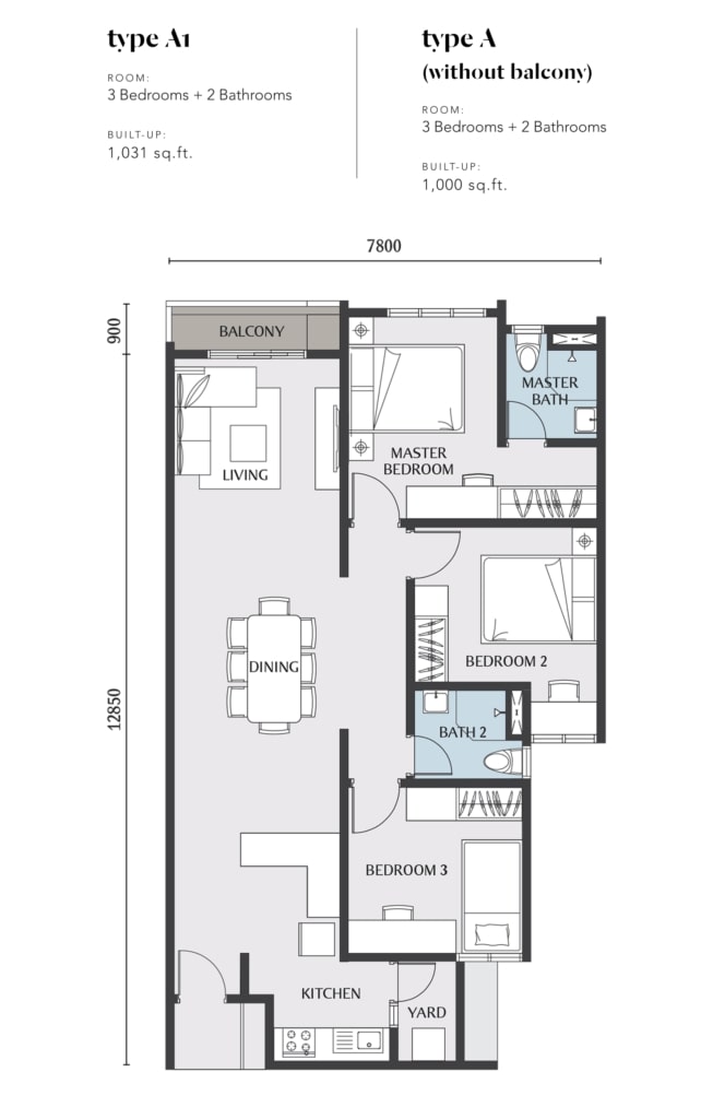 Embayu Floor Plan Type A