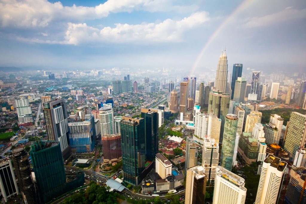 Skyline Kuala Lumpur di Malaysia