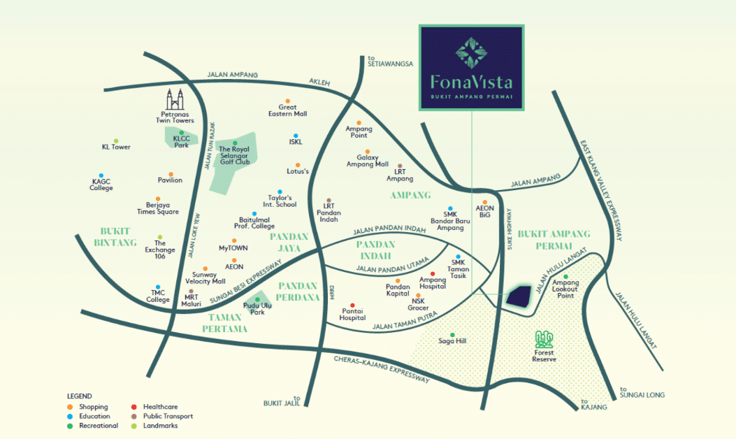 FonaVista - map